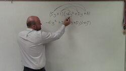 Multiply a Binomial by a Trinomial Using Distributive Property - Math Tutorial Instructional Video