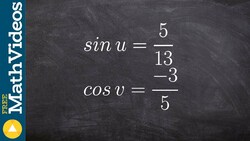 Given two triangles determine the difference of the two angles using cosine Instructional Video