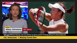UN, White House call on China to give proof of Peng Shuai's whereabouts News Clip