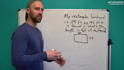 Finding the Measure of a Backyard Fence Instructional Video