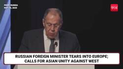 'Such Pity...': Lavrov's Big ATTACK On U.S; Shocks Trump With New Anti-West Alliance, Blasts NATO News Clip