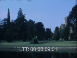 Oakley Court From River Thames Stock Footage