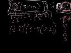 Evaluating Equations knowing the Variable Instructional Video