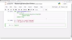 Data Science and Machine Learning (Theory and Projects) A to Z - String in Python: Strings Instructional Video