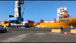 CLEAN : Aftermath at the site of a chlorine gas explosion at Jordan's Aqaba port News Clip