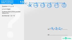 GCSE Secondary Maths Age 13-17 - Algebra: Inequalities - Explained Instructional Video