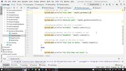 Java for Beginners with Hands-On Program and Capstone Project - Getting all information of a file like file size, etc. Instructional Video