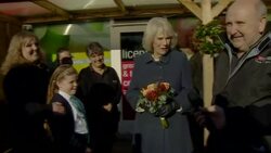 Camilla visiting Wiltshire Spar News Clip
