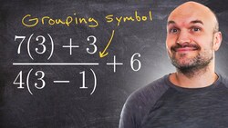 Simplify this Rational Expression using Order of Operations Instructional Video