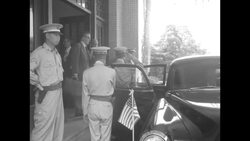 South Korean Pres. Rhee, US Secretary of State Dulles, and US Amb. Lodge depart Rhee's mansion after signing of the Mutual Defense Treaty News Clip