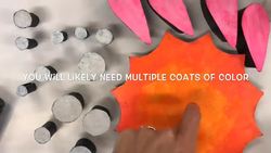 How to Create a 3D Chipboard Sign: Part 2, Painting and Attaching Layers Instructional Video