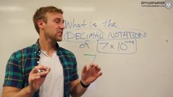 Decimal Notation Example Problem Instructional Video