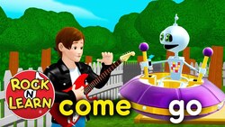 Sight Words: Up, Down, Come, Go, In, Out Instructional Video