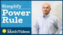 Master Simplifying an expression using the power rule of exponents Instructional Video