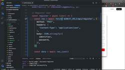 Next.js from Development to Deployment - Register User Instructional Video