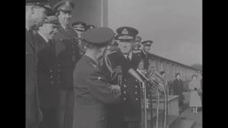Admiral Earl Mountbatten relinquishes NATO Mediterranean Command News Clip