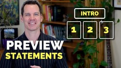 Preview Statements for Presentation Introductions Instructional Video