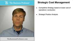 Strategic Cost Management Instructional Video