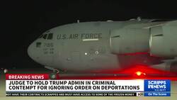Judge holds Trump admin in criminal contempt for ignoring order on deportations News Clip