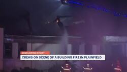 Building fire in Plainfield causes roof collapse Instructional Video