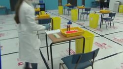 Asymptomatic test centre set up for students News Clip