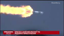 SpaceX Sends Resupply Rocket to ISS News Clip