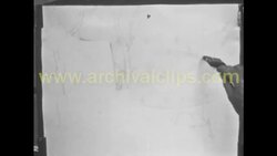 Man Panting, 1950s Stock Footage
