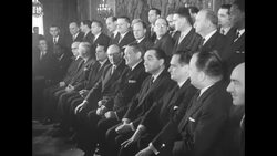 France's new premier Guy Mollet is invested in Paris; in Algiers, large protest over removal of Governor General in February 1956 News Clip