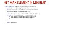 From 0 to 1 Data Structures & Algorithms in Java - Maximum Element In A Minimum Heap and K Largest Elements In A Stream Instructional Video