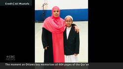 #TheMoment an Ottawa boy memorizes the entire Qu’ran News Clip