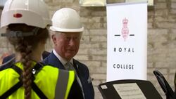 Prince Charles touring new Royal College of Music Performance Hall News Clip