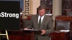 Senator Heller floor remarks on anniversary of Las Vegas mass shooting Stock Footage