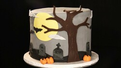 Decorating a Halloween Cake Using Fondant Instructional Video