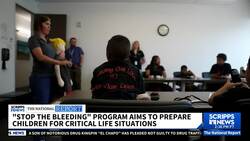 Kids ages 5-13 are being asked learn emergency first aid in the event of a school shooting News Clip