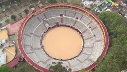 CLEAN : FILE: bullfighting in Colombia News Clip