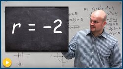 How to write the equation of a circle in polar form to rectangular Instructional Video