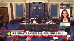 BREAKING: Senate passes Trump's mega bill after all-night session News Clip