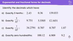 Place value in decimals Instructional Video