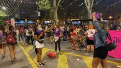 CLEAN : Protesters rally in Montevideo for International Women's Day News Clip
