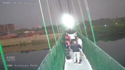 Video shows moment bridge in India collapsed News Clip