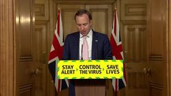 Matt Hancock speaks at daily coronavirus press conference News Clip