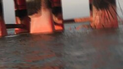 North Sea Oil Rig News Clip