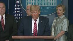 Trump speaks on testing, US Mexico border closure News Clip