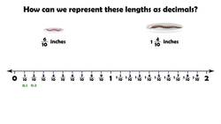 Measuring Insects (Represent decimals using the number line and equivalent fractions) Instructional Video