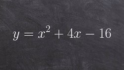 How to solve quadratic equations by factoring when a is equal to one Instructional Video
