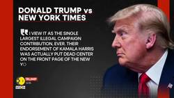 Trump files $15 BN lawsuit against New York Times News Clip