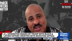 How AI images boosted 'fake narratives' that Black men significantly support Trump News Clip