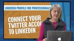 Linkedin Profile For Professionals - Connect Your Twitter Account to LinkedIn Instructional Video