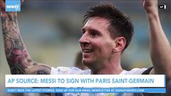 Soccer Star Lionel Messi Agrees To Sign With Paris Saint-Germain News Clip
