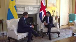 Sunak hosts Swedish PM amid Johnson vote News Clip
